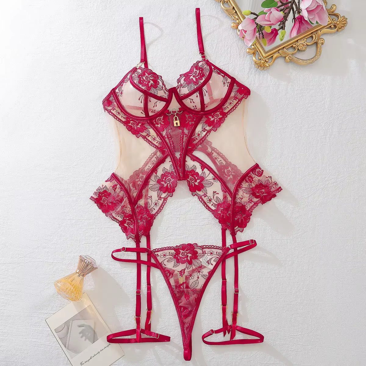 Conjunto Body SecretLove Velvet