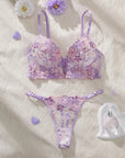 Lingerie Violet Blossom