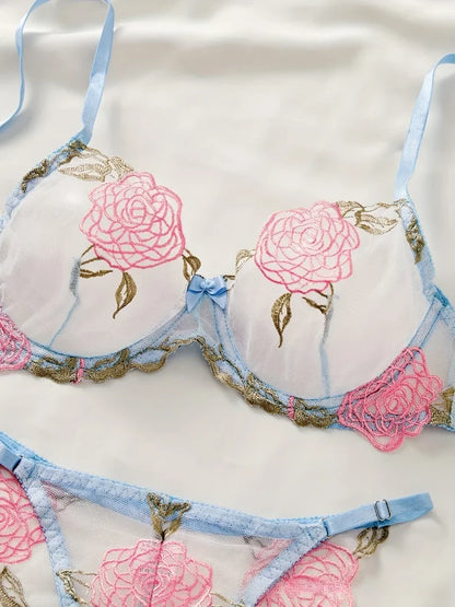 Lingerie Rosa Branca