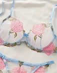Lingerie Rosa Branca