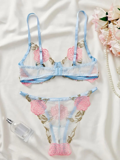 Lingerie Rosa Branca