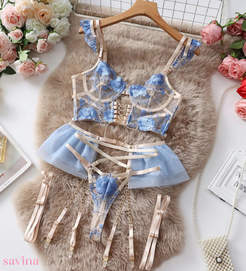 Lingerie Alice no País das Maravilhas™ | (Conjunto Completo) O Segredo das Mulheres (FRETE GRÁTIS) - savina