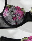Lingerie Noir Blossom