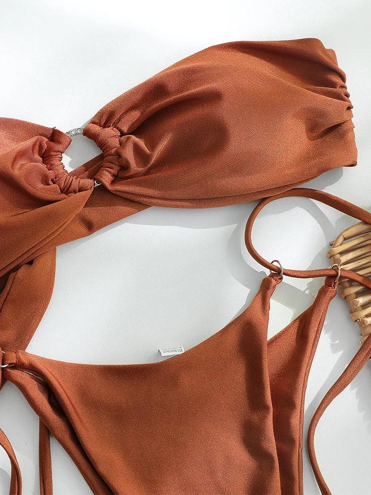 Biquíni Tomara que Caia Coco Bandeau