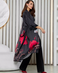 Robe Longo Black Bloom