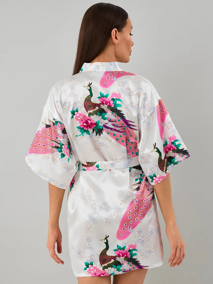 Robe Curto Oriental Peacock
