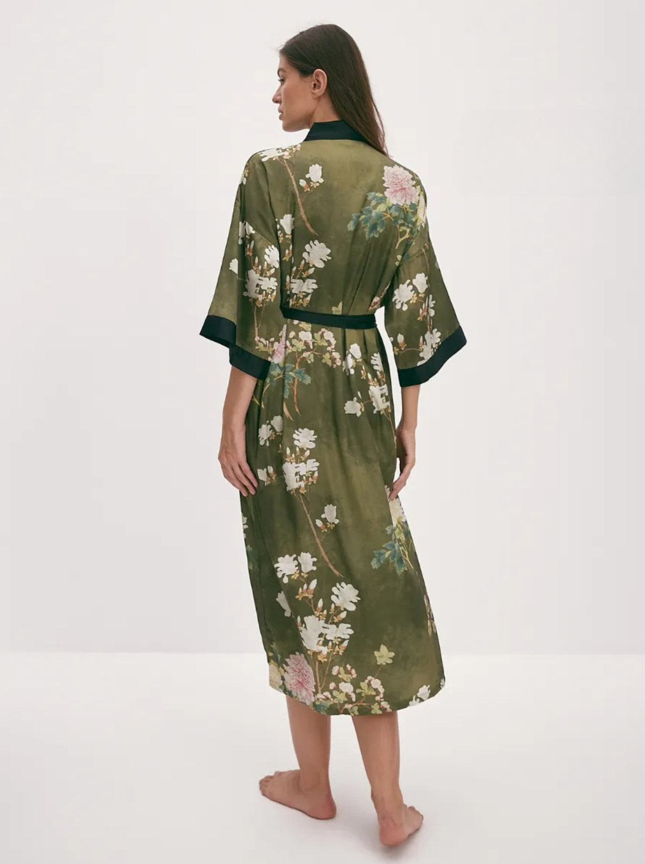 Kimono Verde Éden Japonês