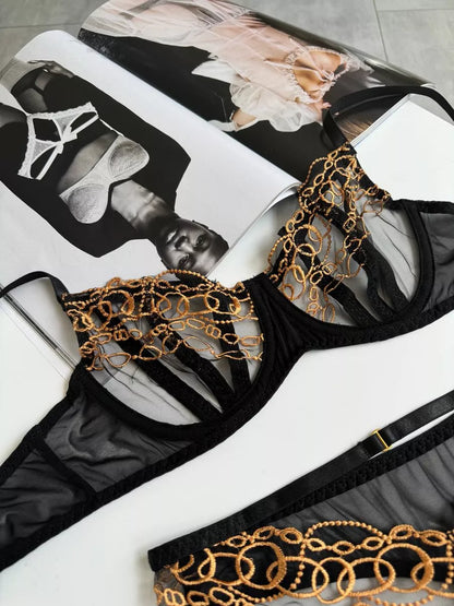 Lingerie Ouro Nero