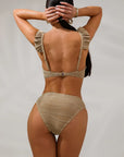 Biquíni Hot Pants Cintura Alta Luna Bella