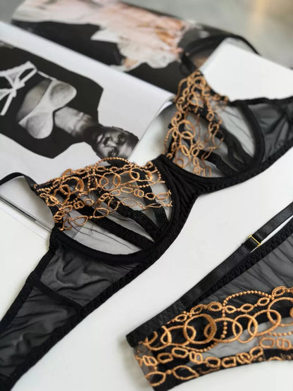 Lingerie Ouro Nero