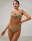 Biquíni Hot Pants Cintura Alta Luna Bella