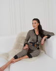 Pijama Longo Luxe Monogram
