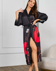 Robe Longo Black Bloom