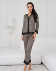 Pijama Longo Luxe Monogram