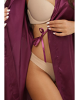 Robe Cetim Dreams Roxo