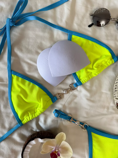 Biquíni Texturizado La Plage Pérola Neon