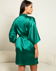 Robe Cetim Dreams Esmeralda