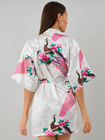 Robe Curto Oriental Peacock
