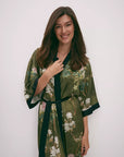 Kimono Verde Éden Japonês
