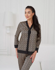 Pijama Longo Luxe Monogram