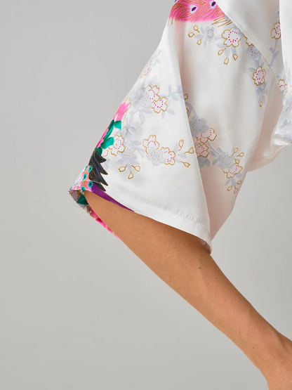 Robe Curto Oriental Peacock