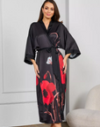 Robe Longo Black Bloom