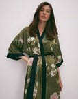 Kimono Verde Éden Japonês