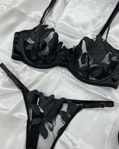 Lingerie Tempina Black: Cor preta, o clássico que nunca sai de moda.