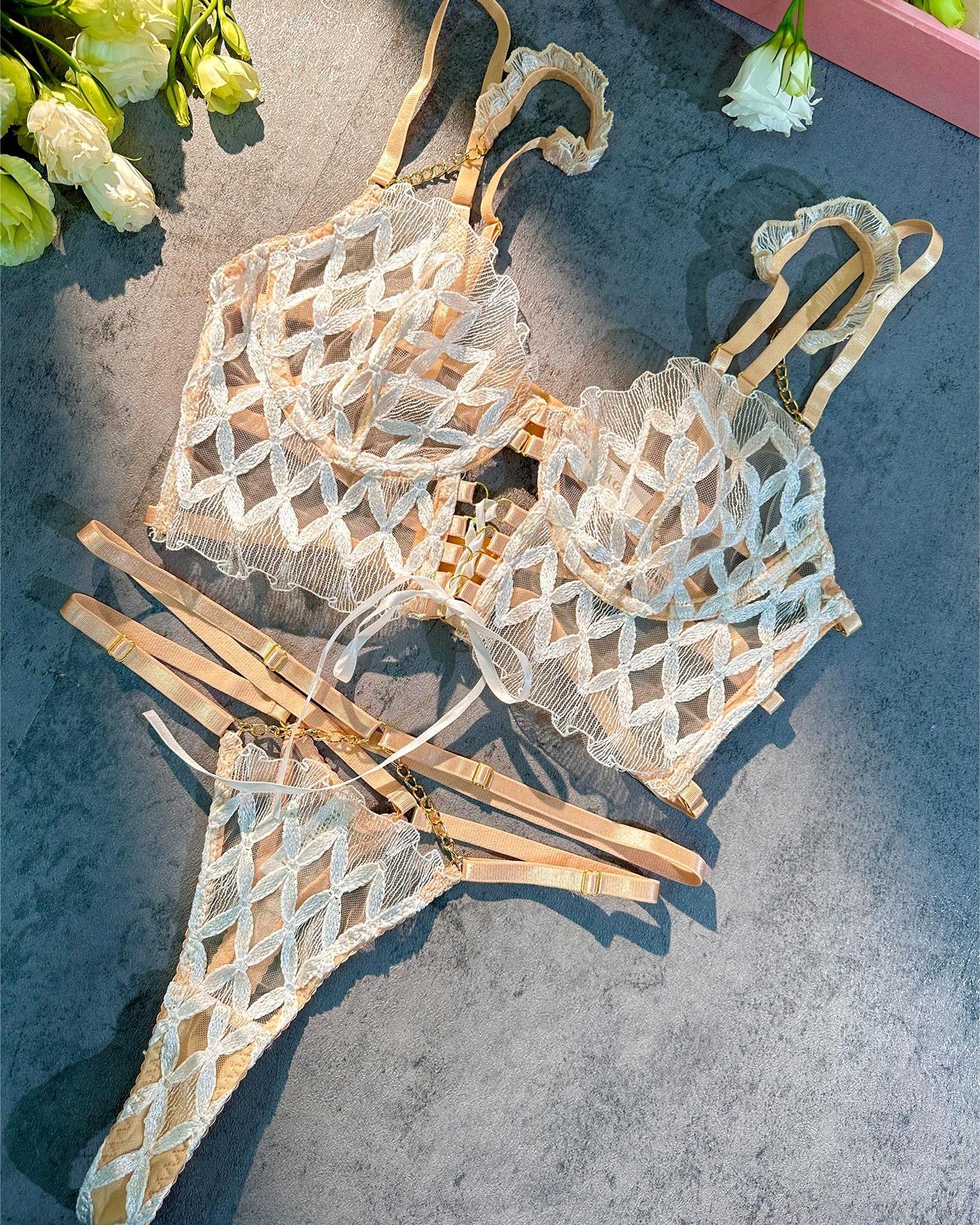 Lingerie Ternue: Vista geral impressionante, veja todos os detalhes dessa lingerie.