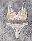 Vista traseira da lingerie Valência, sensualidade e beleza em todos os ângulos.